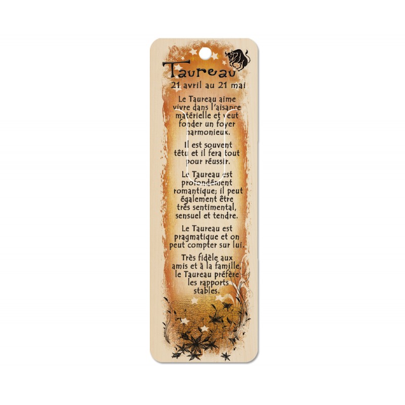 Signet Taureau-Bookmarks-Cartobois