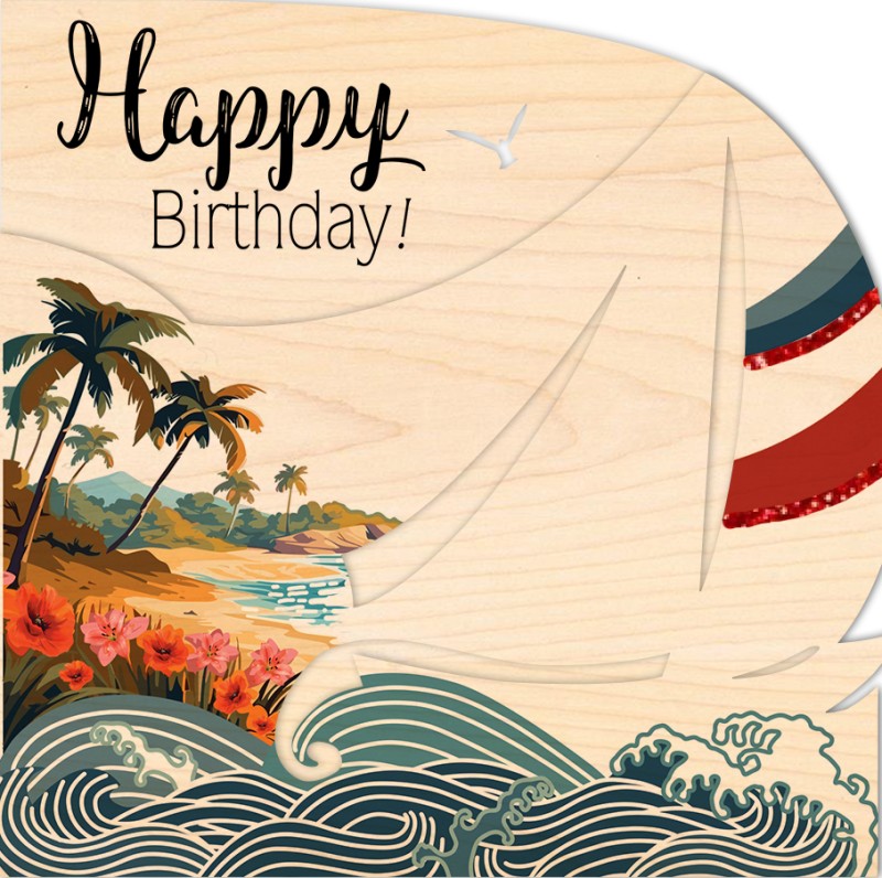 sailboat sailboat-Greeting cards-Cartobois