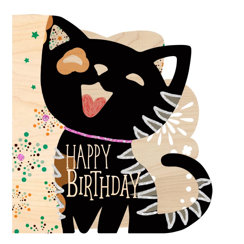 Cat Black Cat Black-Greeting cards-Cartobois